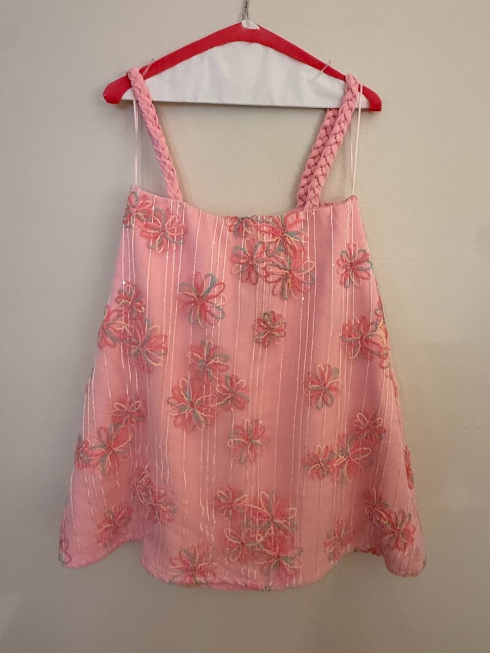 pink flower babydoll dress